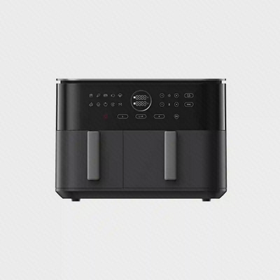 نمای کامل هواپز شیائومی MAF-D1001 ظرفیت ۱۰ لیتر هواپز دو مخزنه Xiaomi Dual Zone Air Fryer 10L MAF-D1001 مشکی