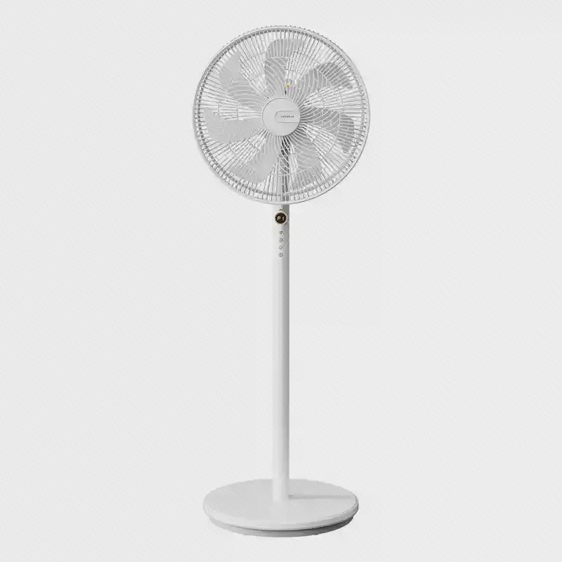 پنکه ایستاده سفید Deerma DEM-FD11W با نمایشگر دیجیتال روی پایه
