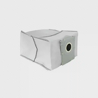 نمای کامل پاکت زباله اکووکس X8 Pro Omni کیسه گردوغبار جارو رباتیک ECOVACS X8 Pro Omni سفید با دهانه ورودی پلاستیکی