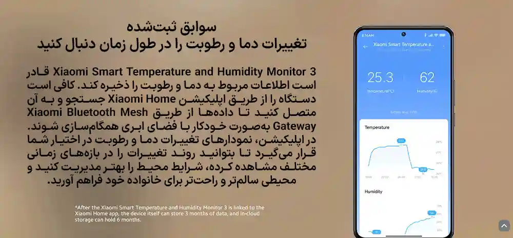 سنسور دما و رطوبت شیائومی مدل 3 MJWSD05MMC - تصویر توضیحات 9