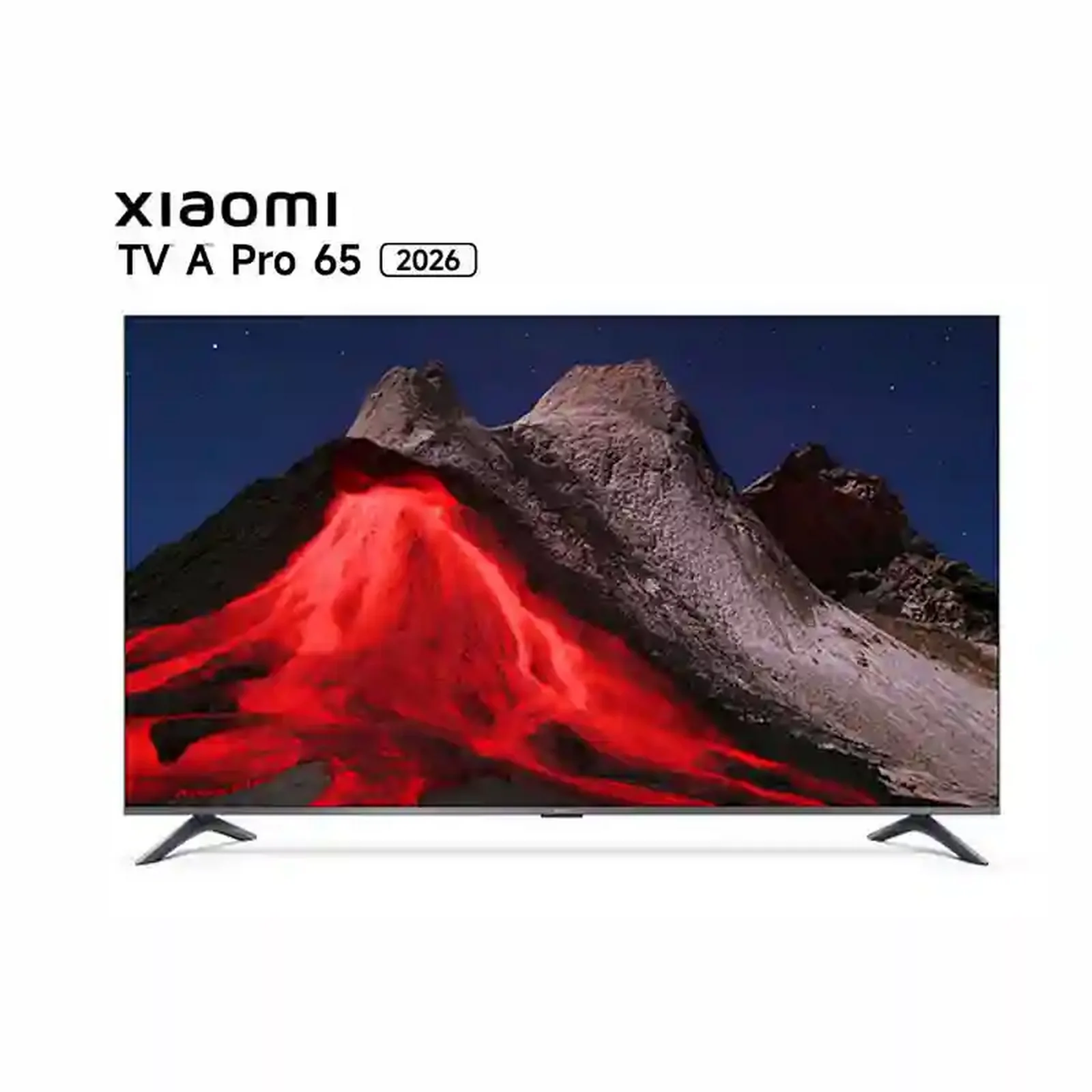 تلویزیون ۶۵ اینچ Xiaomi A Pro QLED 2026 با قاب باریک و دو پایه