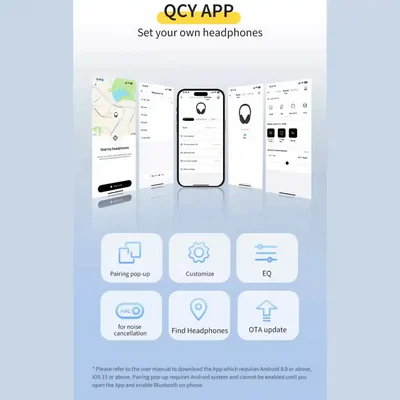 امکانات اپلیکیشن QCY برای شخصی‌سازی هدفون H3 Lite