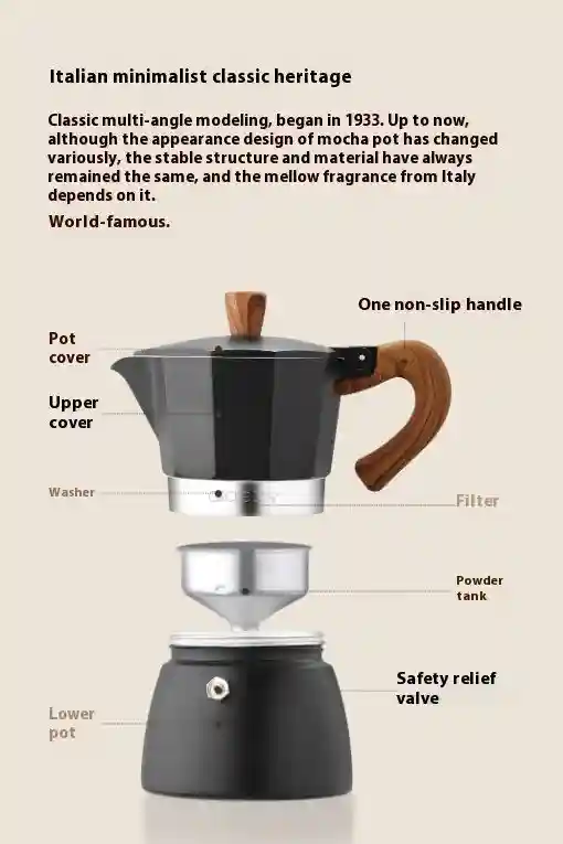 قهوه جوش موکاپاد شیائومی مدل Circle Joy CL-CF10 - تصویر توضیحات 2