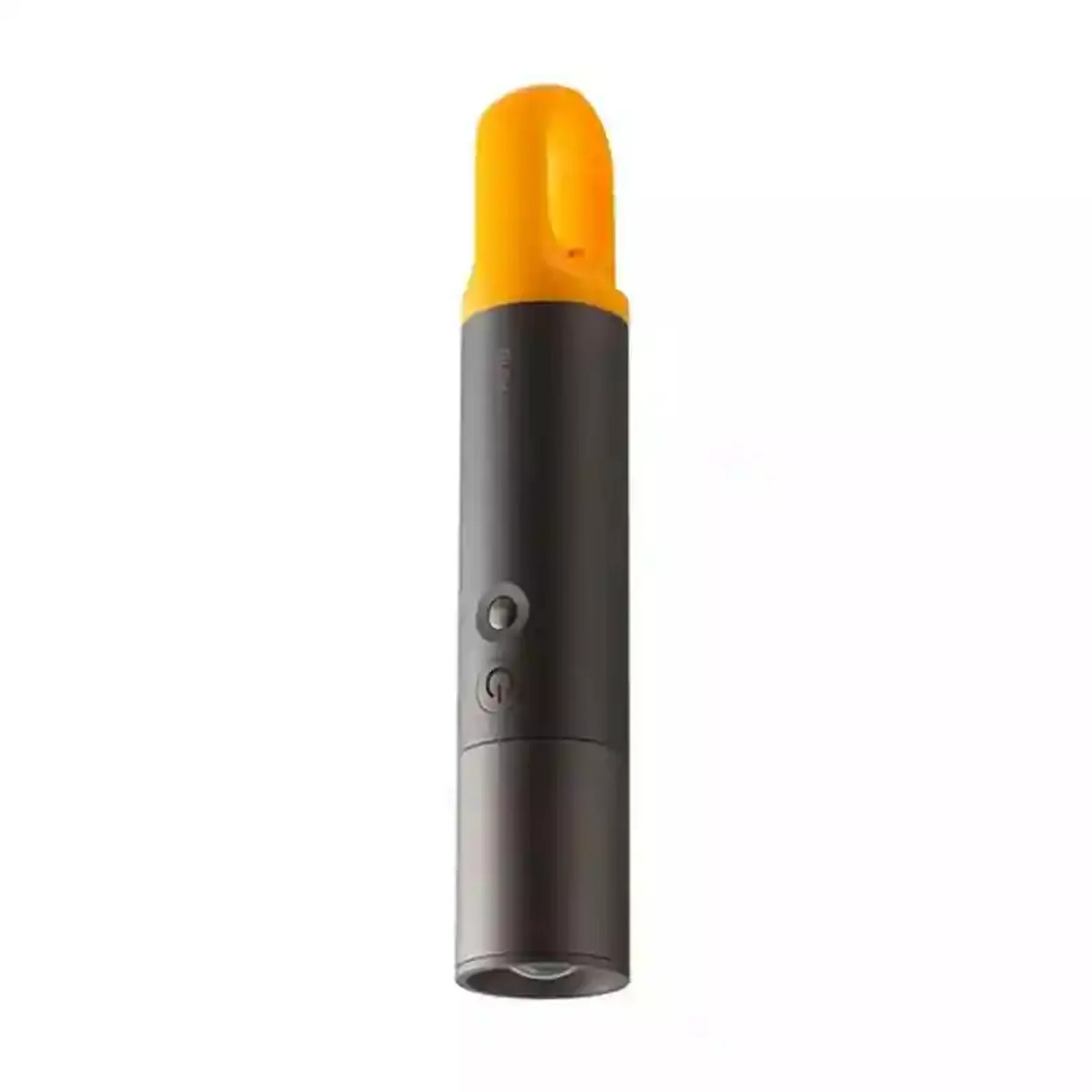 نمای اصلی چراغ قوه HOTO QWSDT001 چراغ قوه HOTO Flashlight Lite QWSDT001 خاکستری با حلقه نارنجی