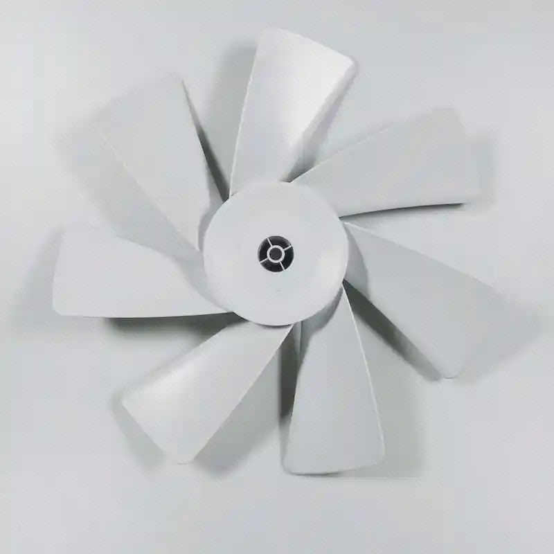 ساختار پره پنکه Mijia Standing Fan 1X نمای نزدیک مجموعه پرههای سفید پنکه میجیا Standing Fan 1X