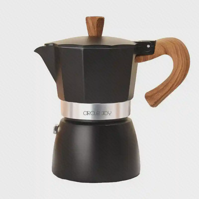 قهوه جوش موکاپاد Circle Joy CL-CF10 مشکی با دسته چوبی