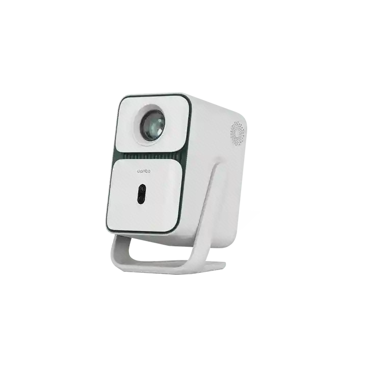 بدنه و پایه پروژکتور شیائومی Wanbo T2 Ultra نمای سهرخ راست پروژکتور Wanbo T2 Ultra سفید