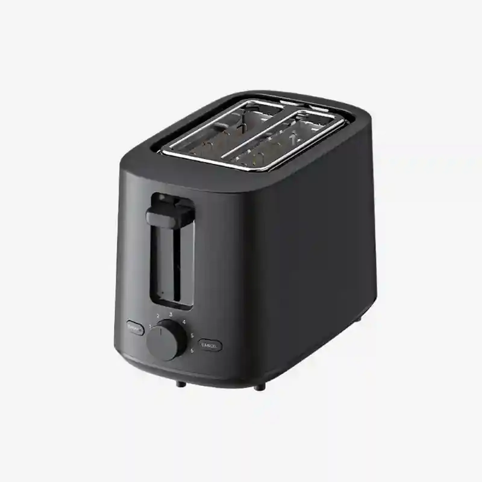 نمای اصلی Xiaomi Toaster XMTSJ01FD توستر نان شیائومی XMTSJ01FD مشکی دو اسلات