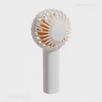 نمای اصلی پنکه کوالیتل Y2 پنکه دستی شارژی Qualitell Y2 ZSC230613 سفید با پره نارنجی
