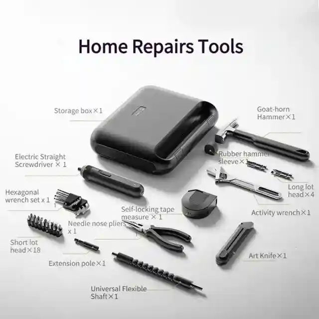 جعبه ابزار شیائومی مدل MIJIA MJGJX001QW - چکش پنجهای
