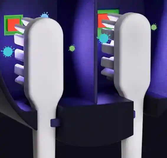 جامسواکی و ضدعفونی کننده مسواک شیائومی مدل Dual Automatic Toothbrush Sterilizer X122 - ضدعفونی مؤثر با اشعه UV