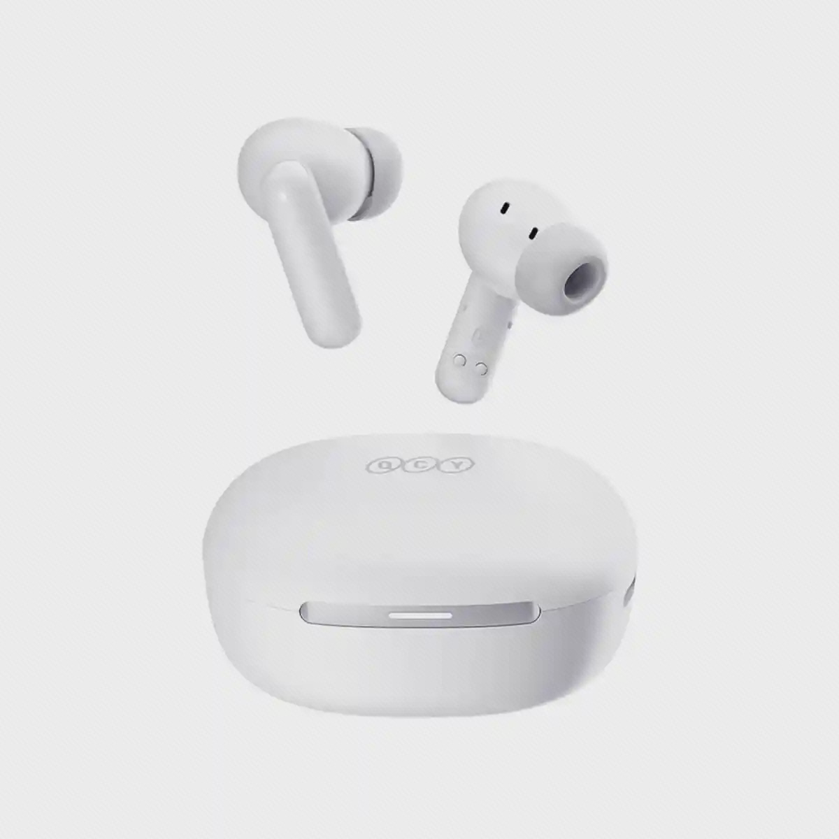 هندزفری بلوتوث QCY MeloBuds N30 سفید با کیس شارژ