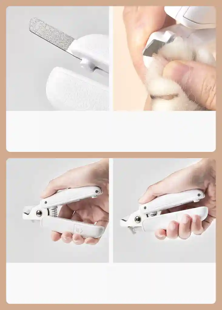 ناخن گیر LED دار حیوانات خانگی شیائومی مدل PETKIT - تصویر توضیحات 12