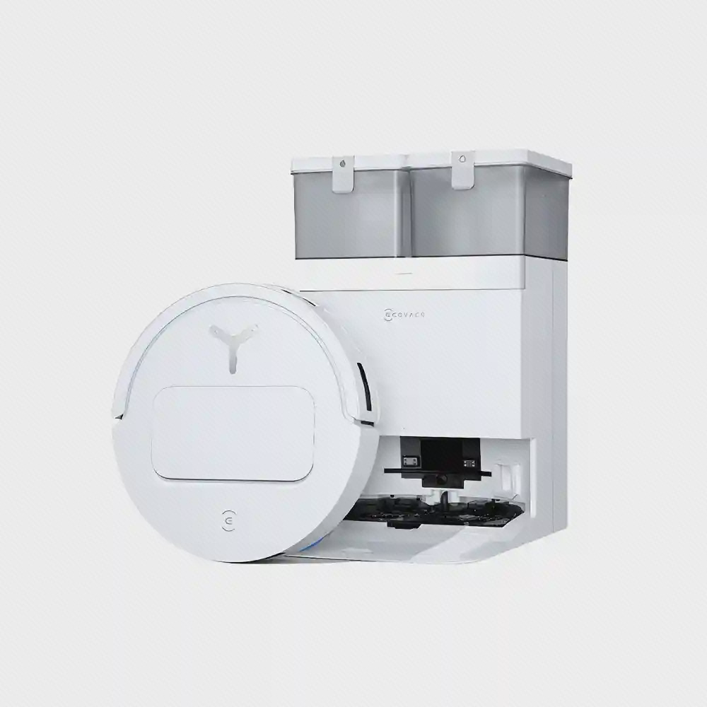 جارو رباتیک Ecovacs T50 Pro Omni سفید همراه داک دو مخزنه