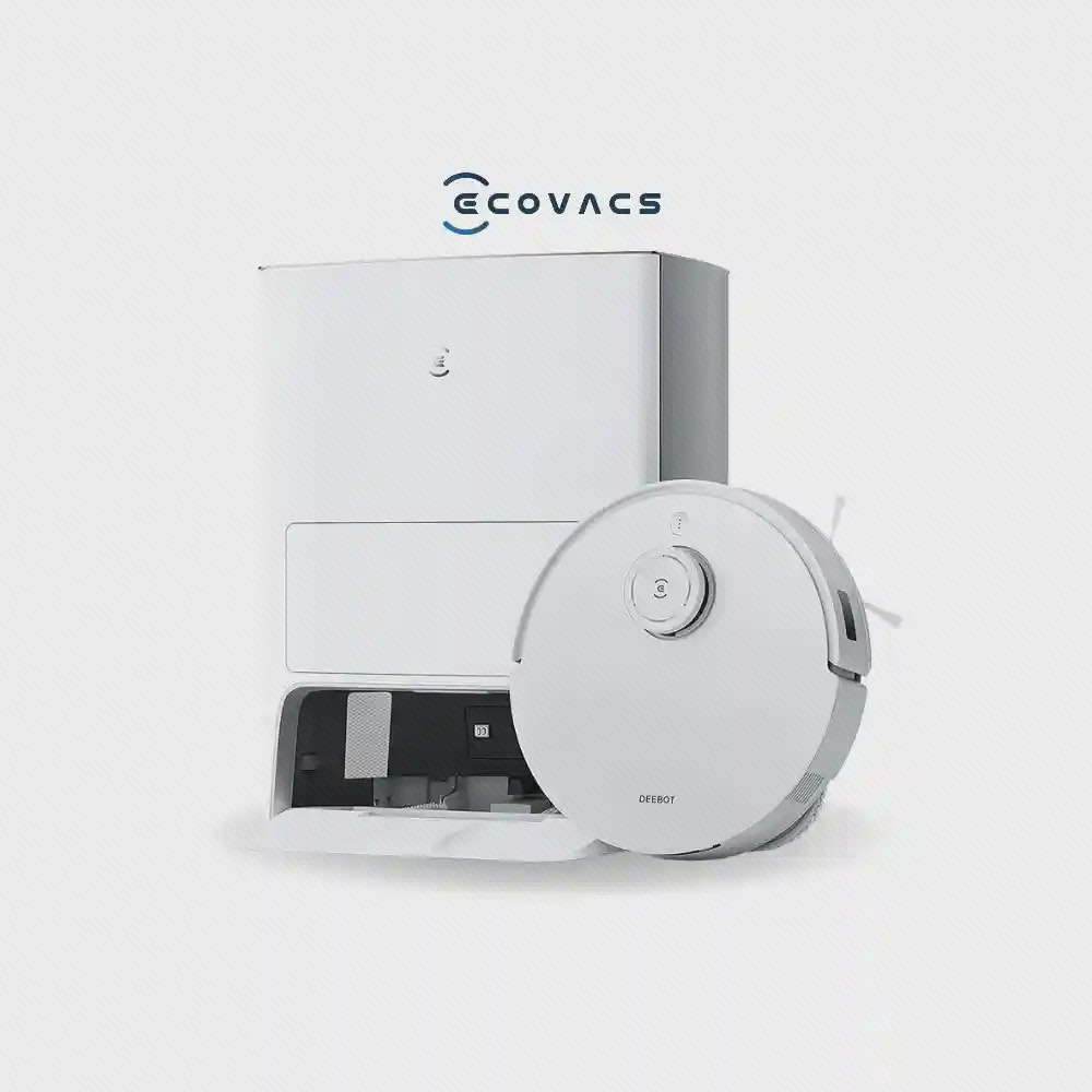 جارو رباتیک Ecovacs X1e Omni سفید همراه ایستگاه همه کاره