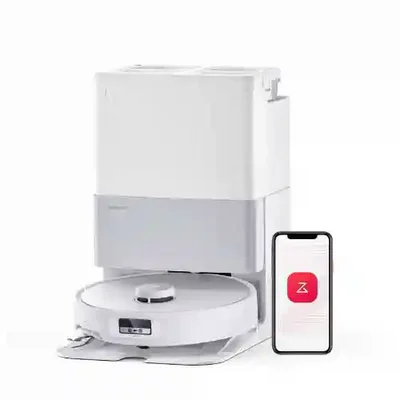 جارو رباتیک Roborock Qrevo Edge سفید با داک و اپلیکیشن موبایل