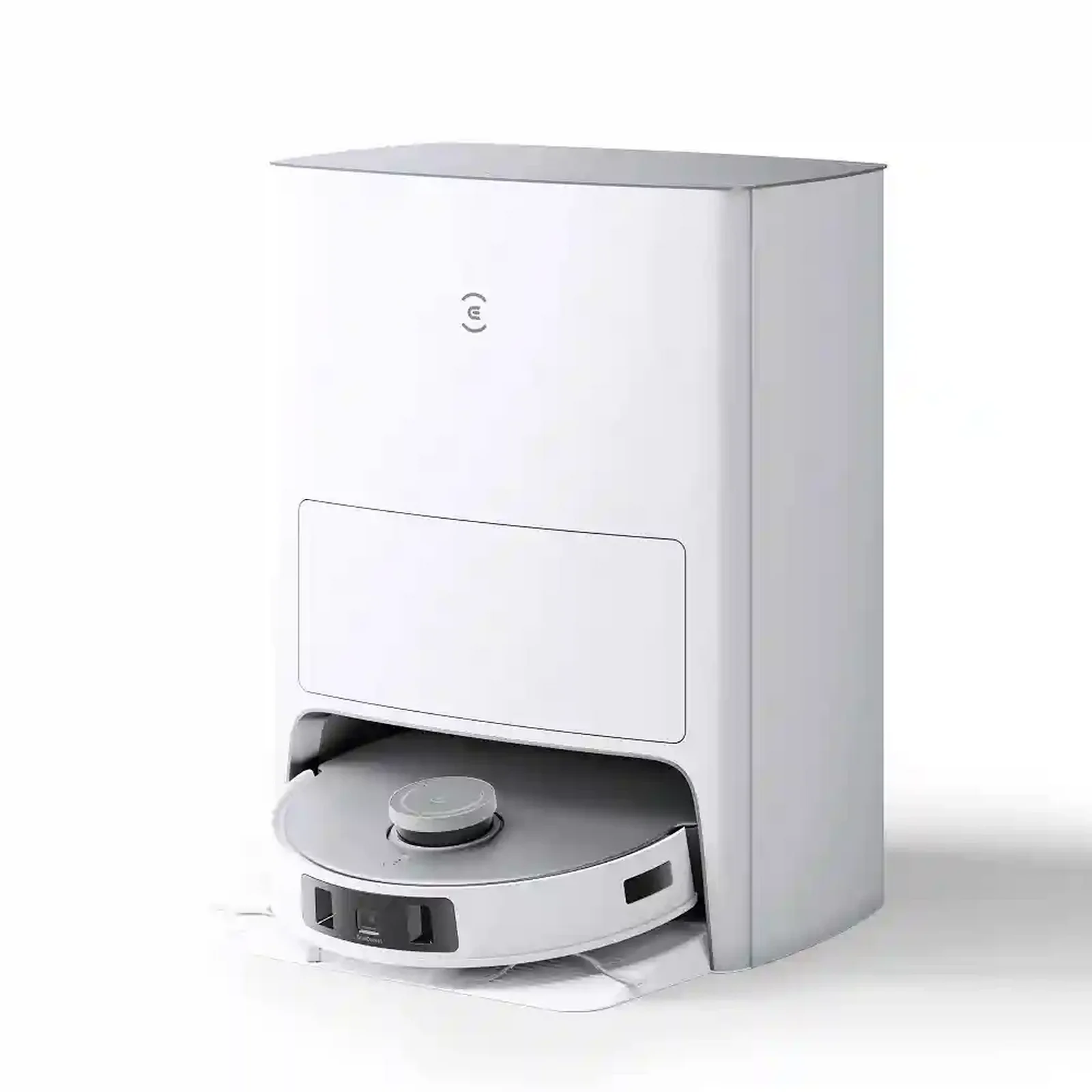 جارو رباتیک Ecovacs T20 Omni سفید داخل ایستگاه شارژ