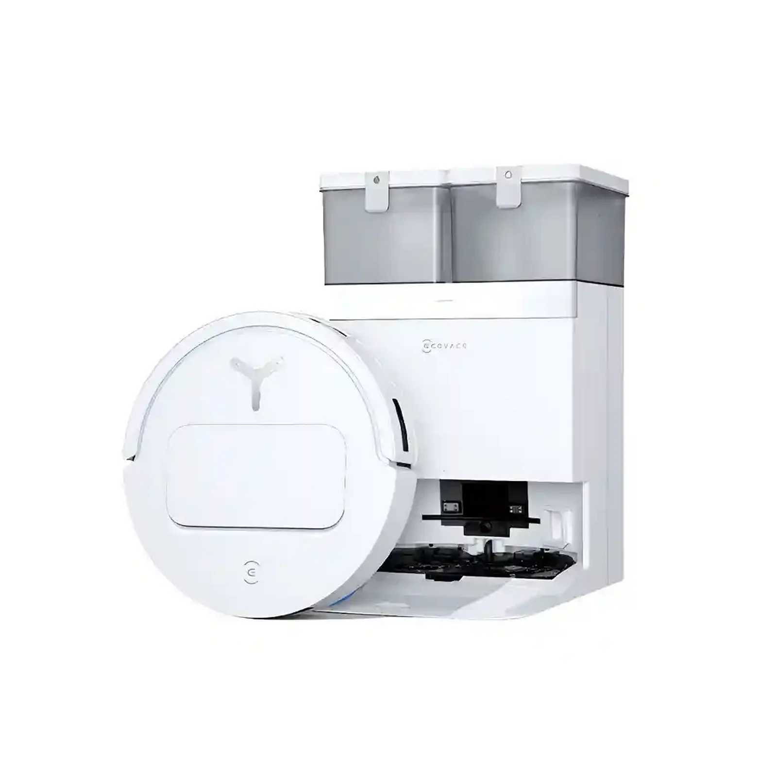 جارو رباتیک Ecovacs T50 Pro Omni سفید همراه داک دو مخزنه