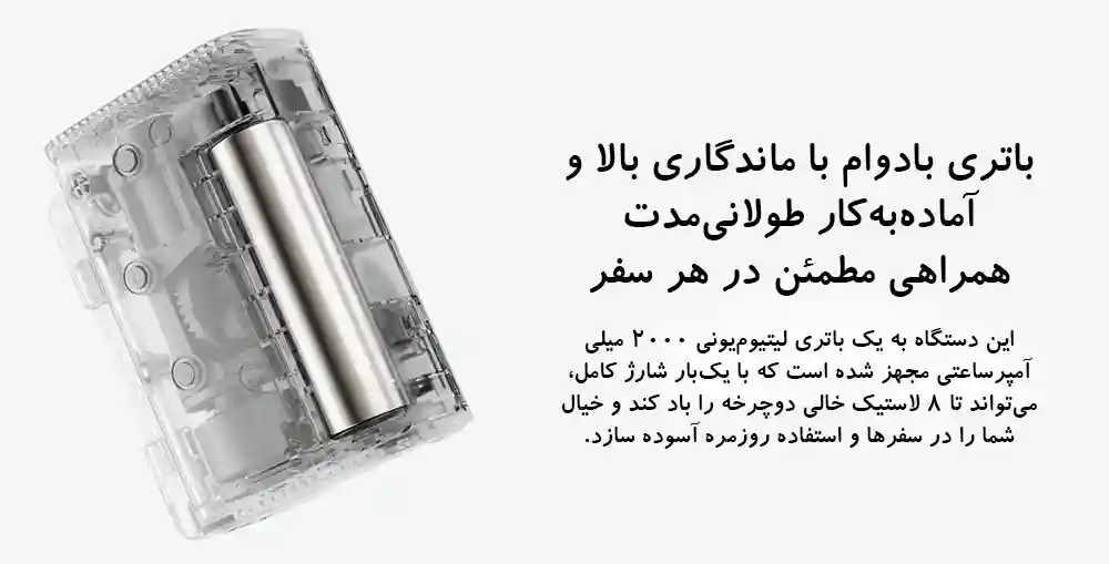 پمپ باد جیبی شیائومی مدل Mijia MJBXCQBQW - تصویر توضیحات 7