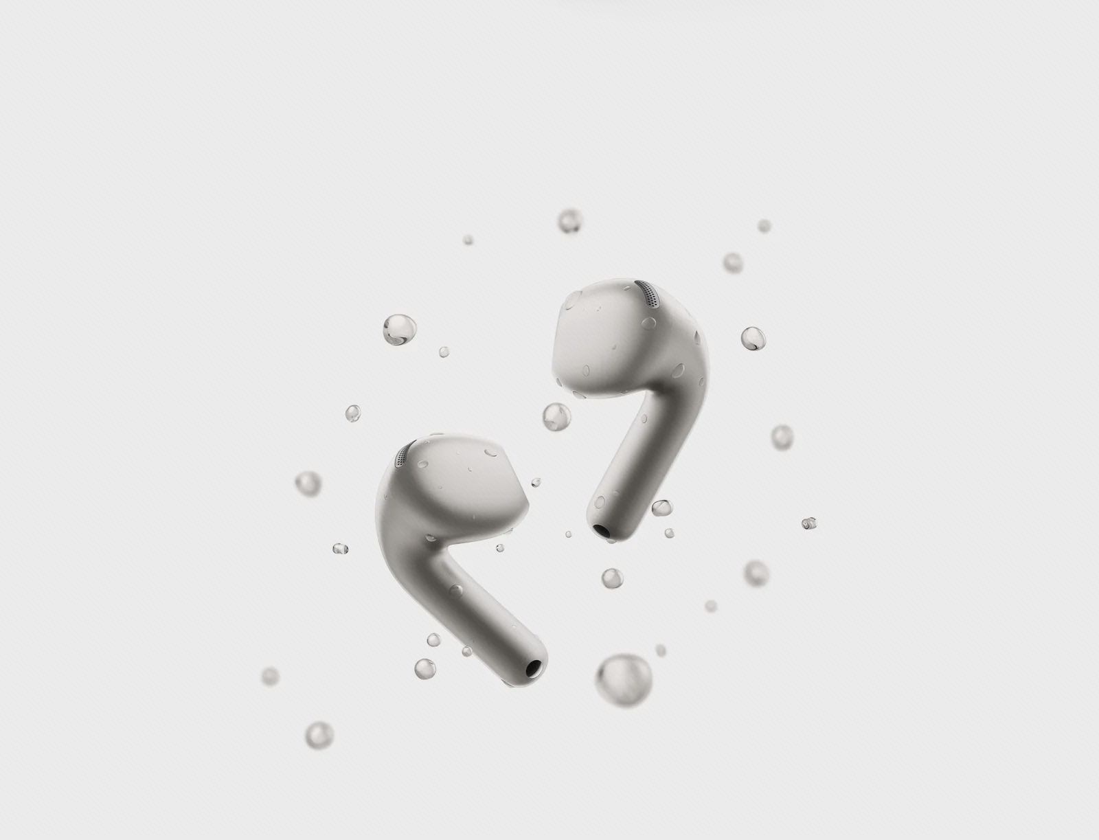 Xiaomi Buds 6 در تصویر معرفی مقاومت در برابر پاشش آب تصویر رسمی مقاومت IP54 ایربادهای Xiaomi Buds 6 در برابر گردوغبار و پاشش آب