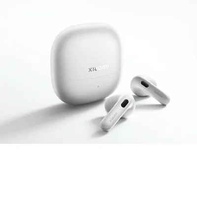 هندزفری سفید Xiaomi Buds 6 و کیس شارژ