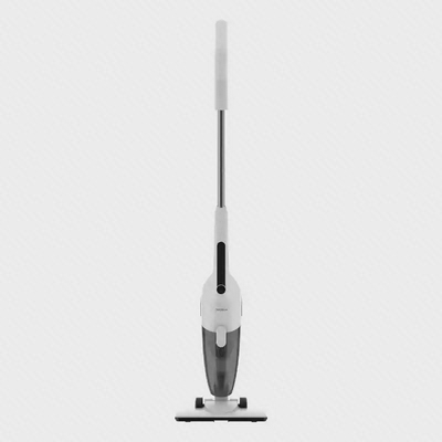 بدنه باریک Deerma DX120C از نمای مستقیم نمای روبهروی جارو برقی Deerma DX120C سفید