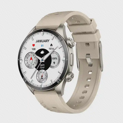 ساعت Glorimi GX Sport بژ با واچ‌فیس پایش سلامت