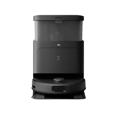 نمای اصلی Ecovacs N30 Pro Omni با داک مشکی جارو رباتیک Ecovacs N30 Pro Omni مشکی داخل ایستگاه