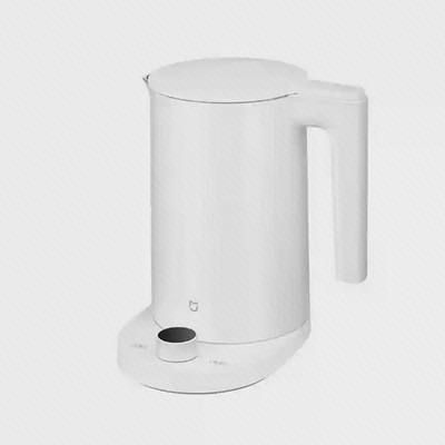 نمای اصلی کتری هوشمند Mijia Kettle 2 Pro کتری برقی Mijia Thermostatic Kettle 2 Pro سفید روی پایه