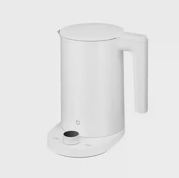 نمای اصلی کتری هوشمند Mijia Kettle 2 Pro کتری برقی Mijia Thermostatic Kettle 2 Pro سفید روی پایه