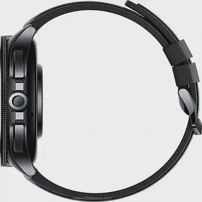 نمای جانبی بدنه ساعت شیائومی Watch 2 Pro تاج چرخان و دکمههای کناری ساعت Xiaomi Watch 2 Pro مشکی