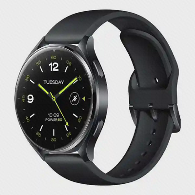 ساعت هوشمند مشکی Xiaomi Watch 2 با صفحه گرد عقربه‌ای