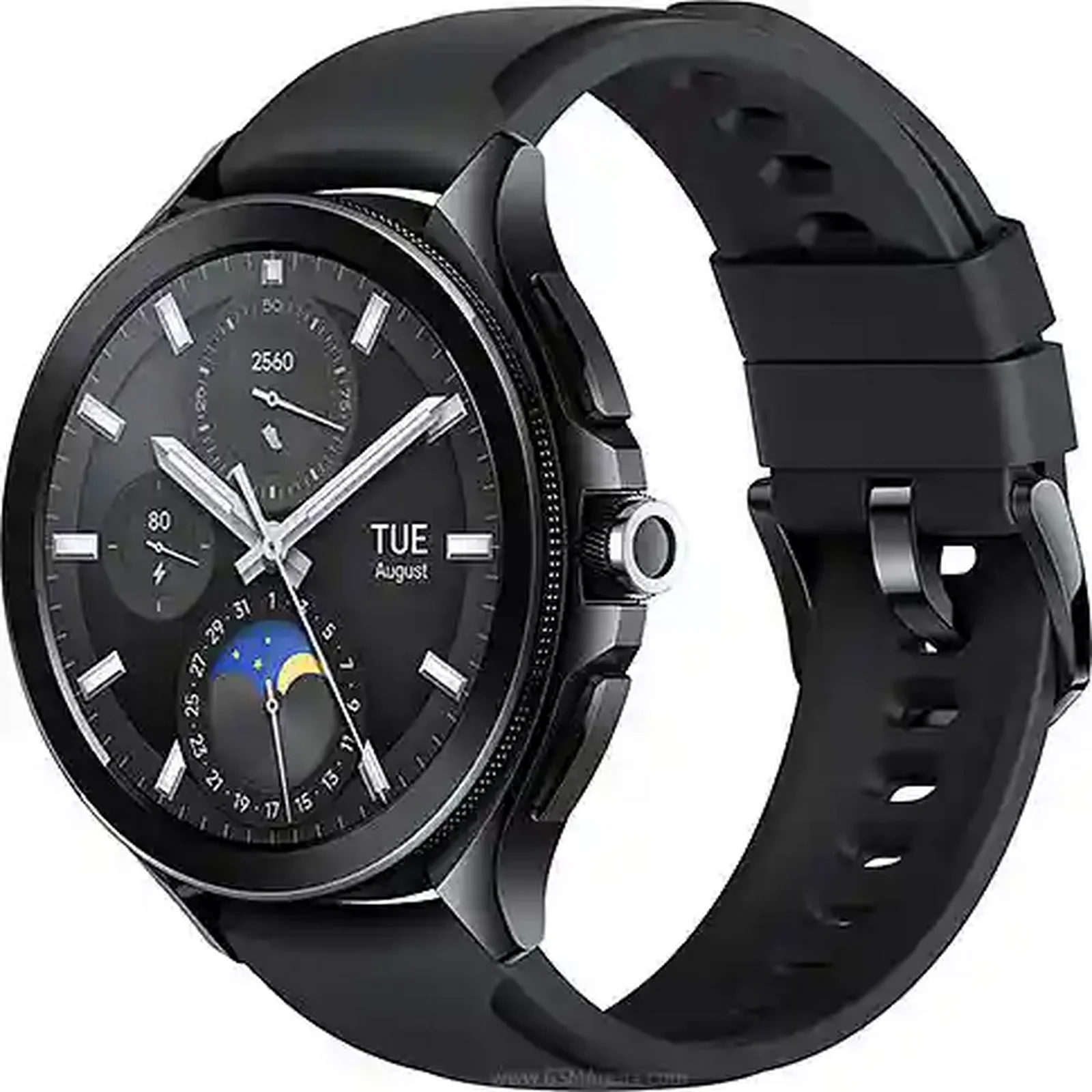 نمای اصلی ساعت شیائومی Watch 2 Pro مشکی ساعت هوشمند مشکی Xiaomi Watch 2 Pro با صفحه چندعقربهای