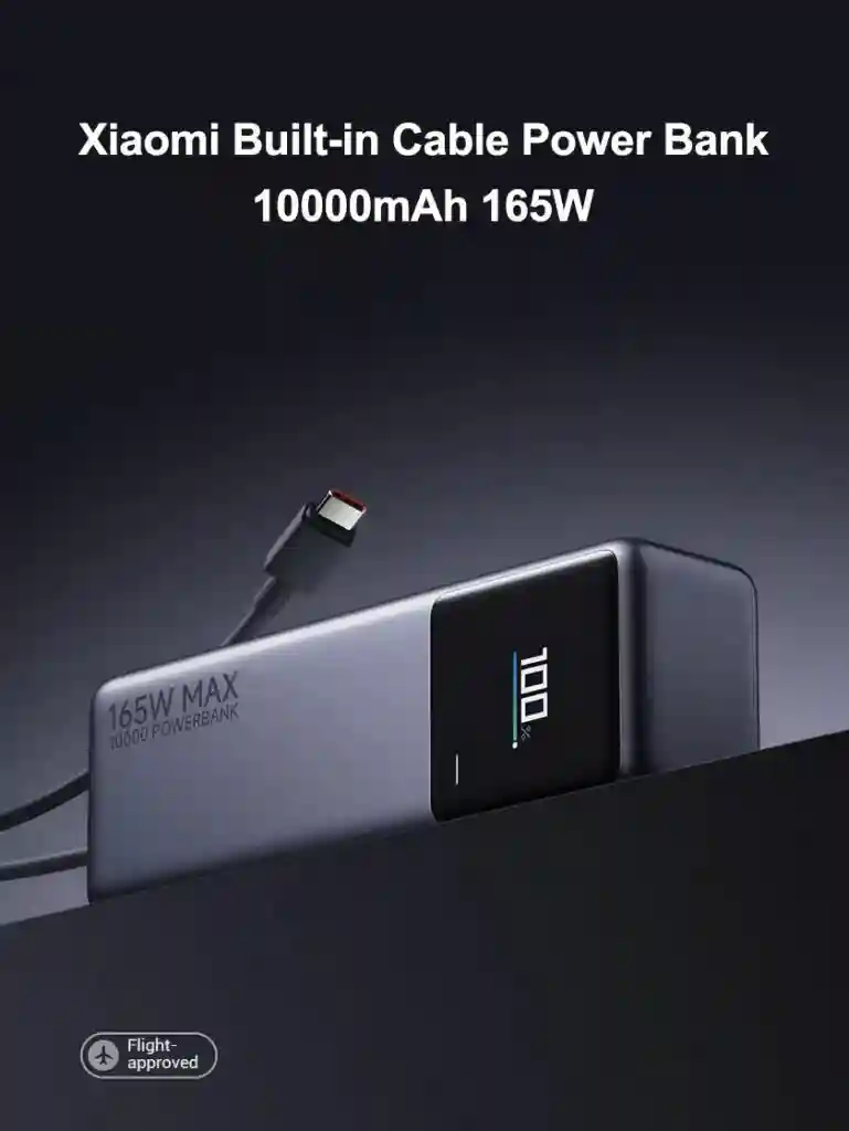پاوربانک 10000 شیائومی PB1165MI توان 165 وات - تصویر توضیحات 1