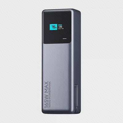 نمای اصلی پاوربانک شیائومی PB1165MI 165W پاوربانک Xiaomi PB1165MI ظرفیت ۱۰۰۰۰ با توان ۱۶۵ وات و نمایشگر