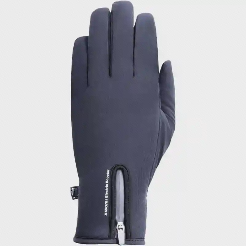 نمای پشتی دستکش اسکوتر شیائومی ST01RM سایز XL پشت دستکش سرمهای Xiaomi ST01RM با زیپ مچ