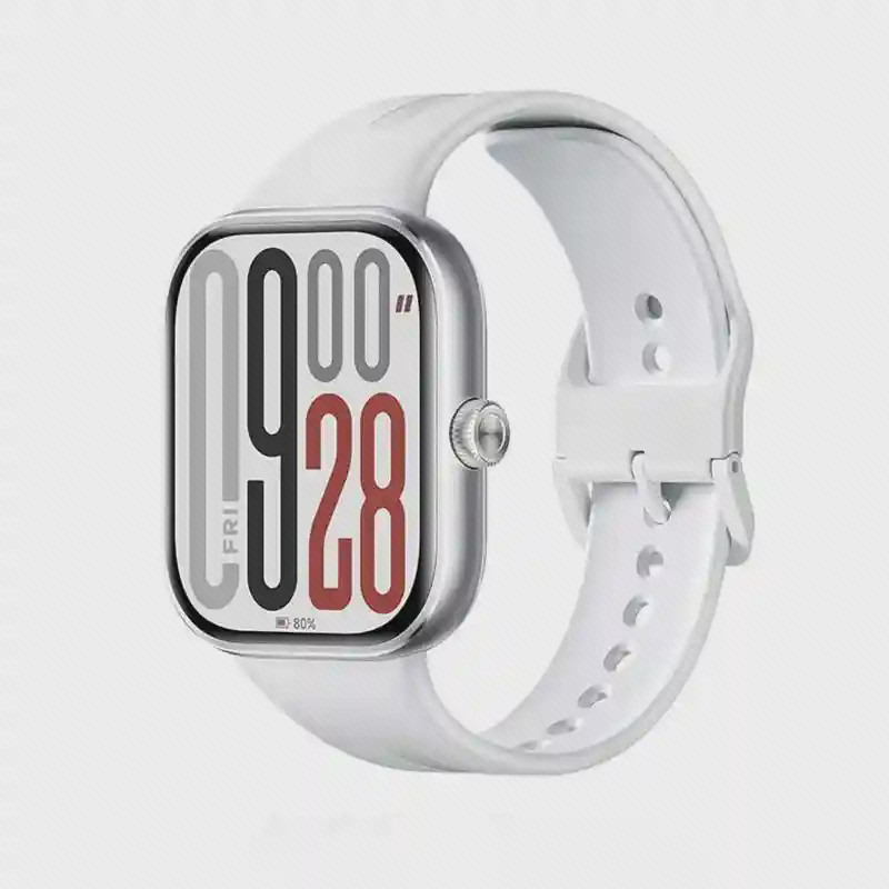 نمای اصلی ساعت شیائومی Redmi Watch 5 سفید ساعت هوشمند سفید Redmi Watch 5 با نمایشگر مستطیلی بزرگ
