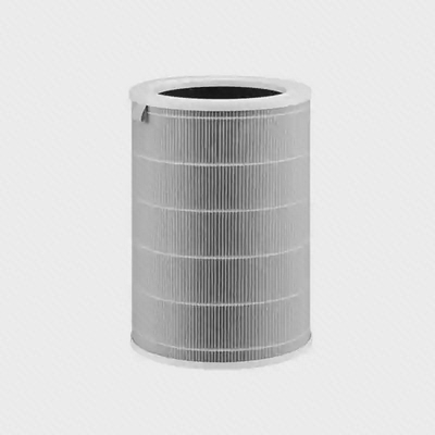 نمای اصلی فیلتر تصفیه هوای شیائومی Pro فیلتر استوانهای تصفیه هوای Xiaomi Pro با سطح چیندار خاکستری