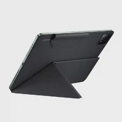 کاور مشکی Xiaomi Pad 6S Pro روی تبلت در حالت استند