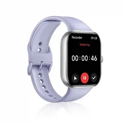 ضبط صدا روی ساعت بنفش Redmi Watch 5