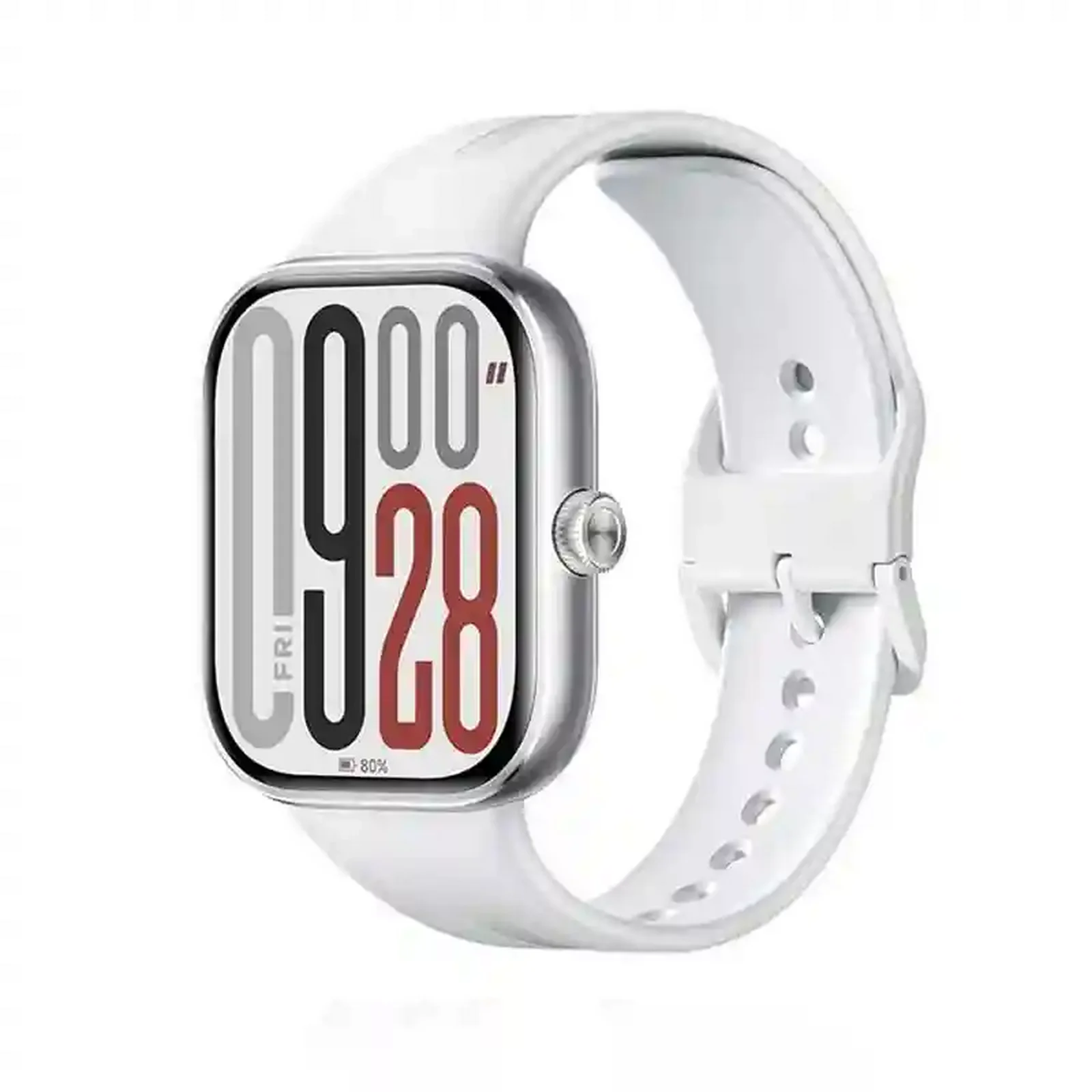 نمای اصلی ساعت شیائومی Redmi Watch 5 سفید ساعت هوشمند سفید Redmi Watch 5 با نمایشگر مستطیلی بزرگ
