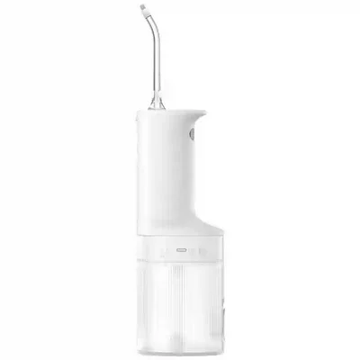 نمای اصلی دستگاه شستوشوی دهان شیائومی Water Flosser 2 واترفلاسر سفید Xiaomi Water Flosser 2 MEO705 با نازل خمیده