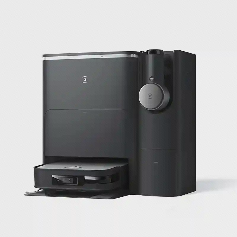 جارو رباتیک اکووکس Ecovacs X2 Combo مشکی با ایستگاه و جارو دستی