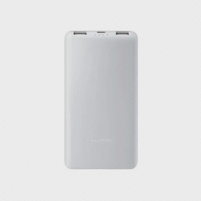 نمای اصلی پاوربانک Xiaomi Lite P16ZM 10000 پاوربانک 10000 شیائومی Lite P16ZM توان 22.5 وات سفید