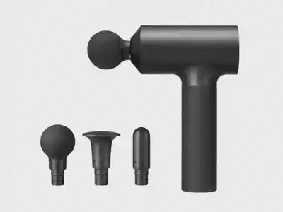 نمای اصلی ماساژور تفنگی Xiaomi Mijia MJJMQ01-ZJ ماساژور تفنگی شیائومی Mijia MJJMQ01-ZJ مشکی با سه سری ماساژ