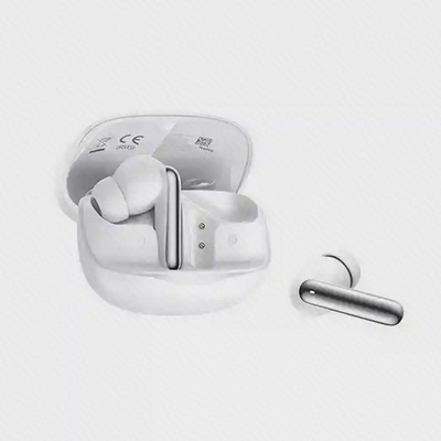 ایرباد QCY MeloBuds N50 خارج از کیس شارژ سفید