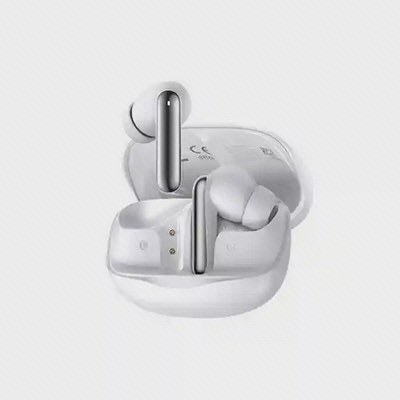 هندزفری بلوتوثی سفید QCY MeloBuds N50 با کیس شارژ باز