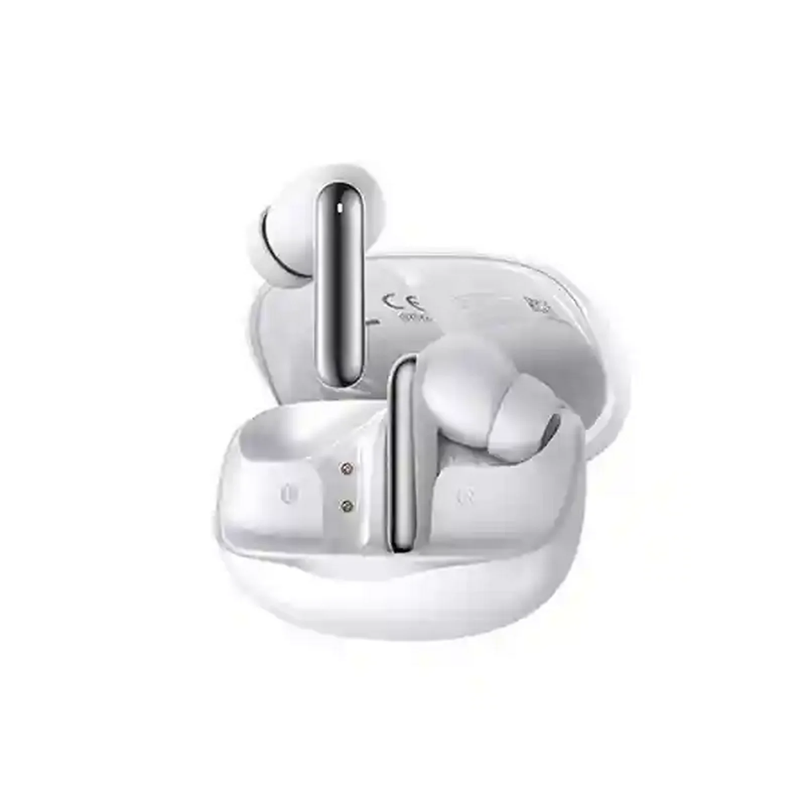 نمای اصلی هندزفری QCY MeloBuds N50 سفید هندزفری بلوتوثی سفید QCY MeloBuds N50 با کیس شارژ باز