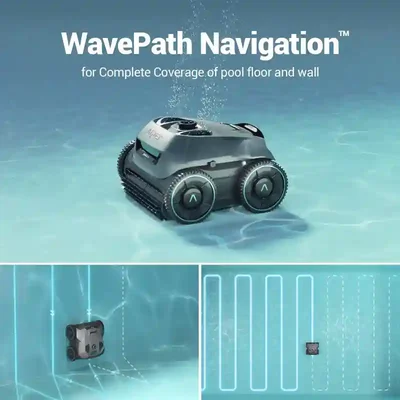 مسیر WavePath جارو رباتیک استخر Aiper Seagull Pro