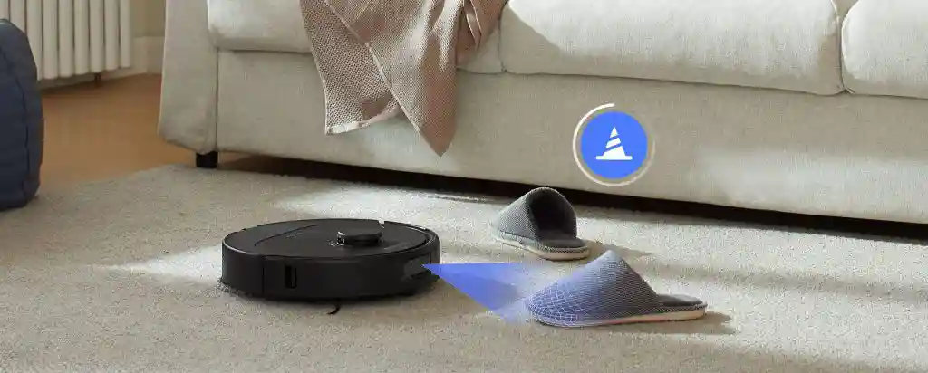 جارو رباتیک شیائومی Roborock Qrevo S - اجتناب از برخورد به اشیا با Reactive Tech